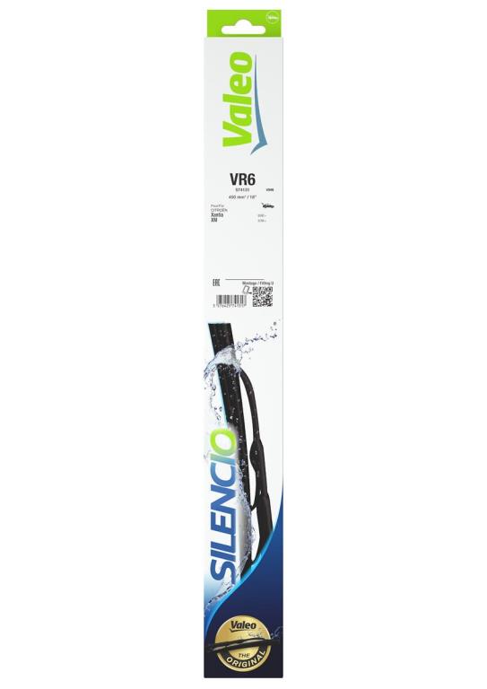 Balai d'essuie-glace (Essuie glace) VALEO VR6 - ref. 574131